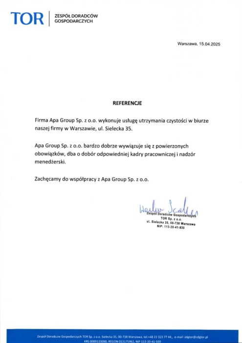 referencje ZDG